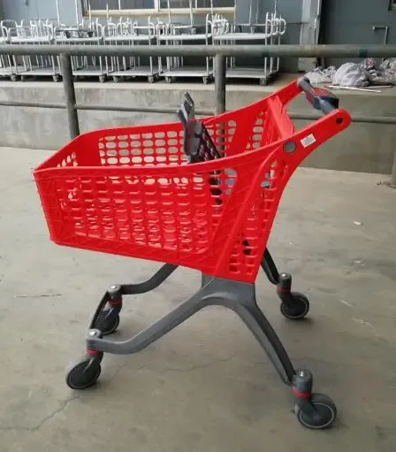 100 L Colourful Plastic Supermarket Shopping Trolley (LPT-12371)