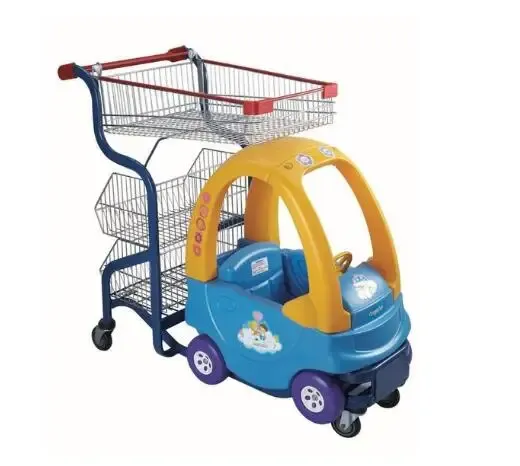 Shopping Mall Kids Shopping Trolley with Toy