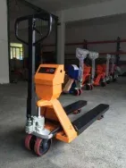 2ton 2000 kg PU Wheel Pedestrian Hand Pallet Truck photo 5