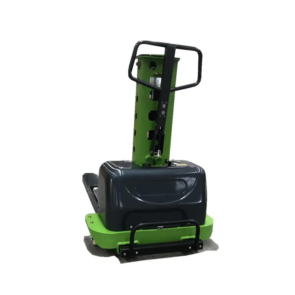 500 kg 1000mm 1300mm Semi Electric Self Loading Pallet Lift photo 1