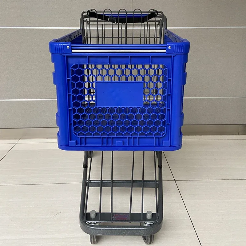 American Style Plastic Supermarket Shopping Trolley photo 2