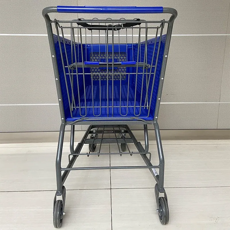 American Style Plastic Supermarket Shopping Trolley photo 4