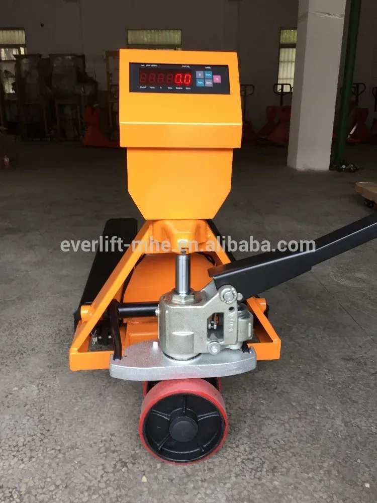 Forklift 2 Ton Powered Pallet Truck Scale CE&ISO detail 2
