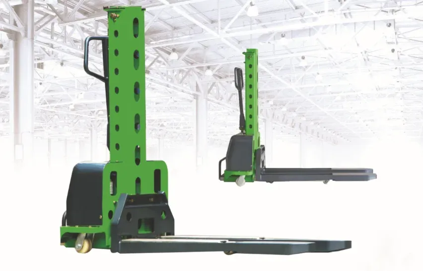 ELES-05C Portable Mini Forklift Electric Stacker 0.5Ton 1Ton detail 2