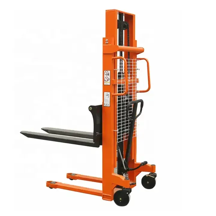 1 T/3 t Hand Stacker Single Mast Manual Stacker 1.6m Lift photo 2
