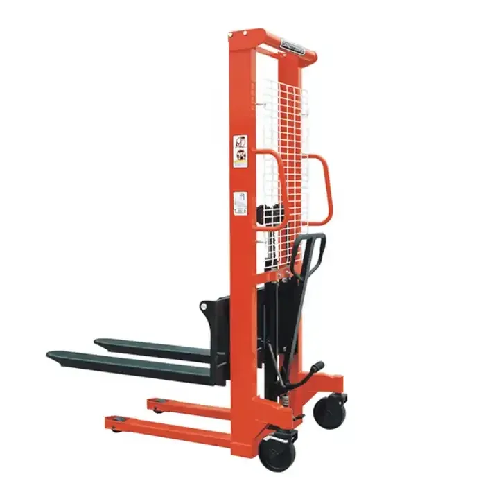 1 T/3 t Hand Stacker Single Mast Manual Stacker 1.6m Lift photo 4