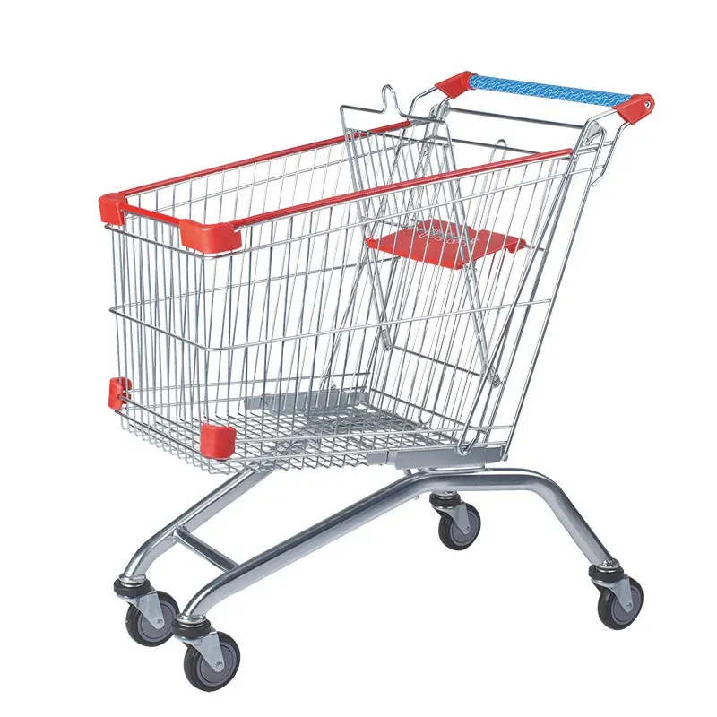 Metal Super Market Supermarket Grocery Shopping Trolley photo 2