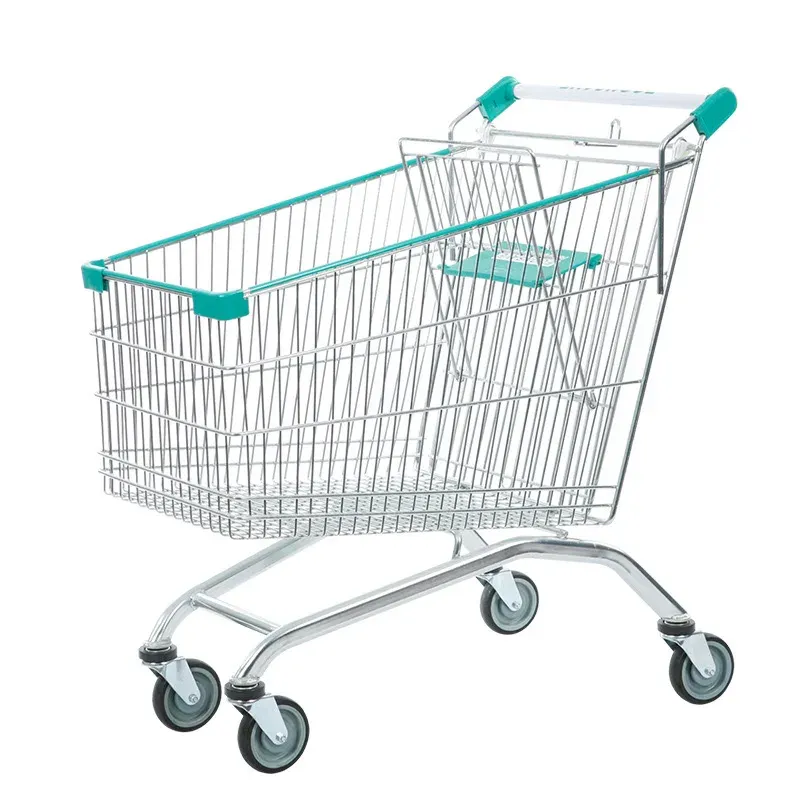 Metal Super Market Supermarket Grocery Shopping Trolley photo 3