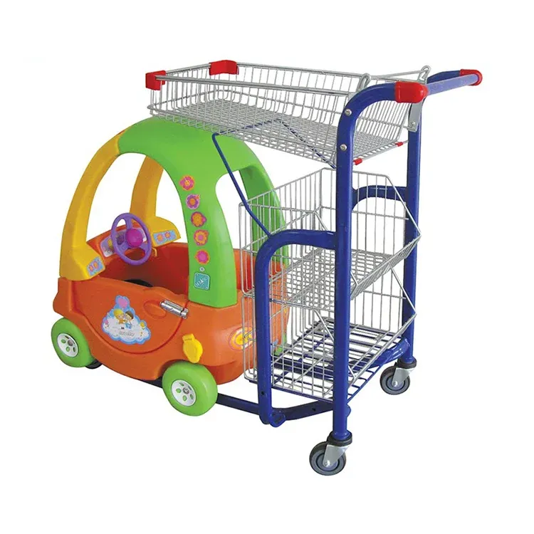 Plastic Children's Supermarket Shopping Trolleys photo 3