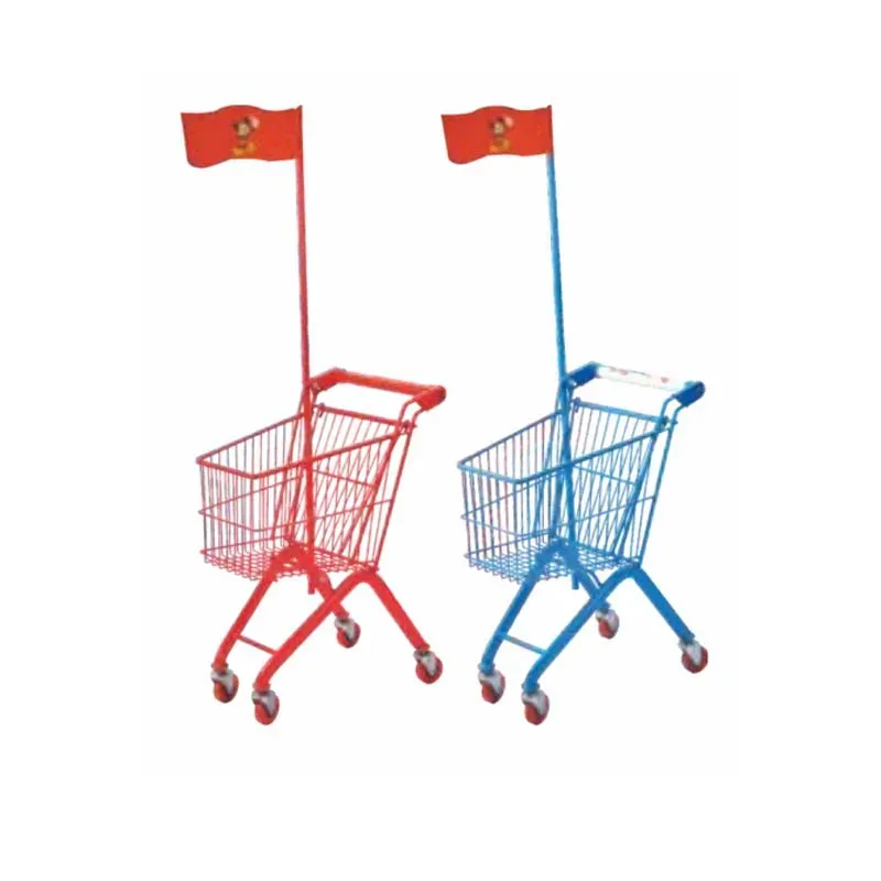 Metal Supermarket Mini Kid Shopping Trolley photo 5