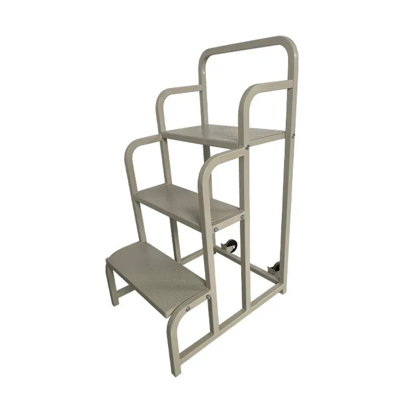 Movable Detachable 3 Step Warehouse Climbing Ladder photo 2