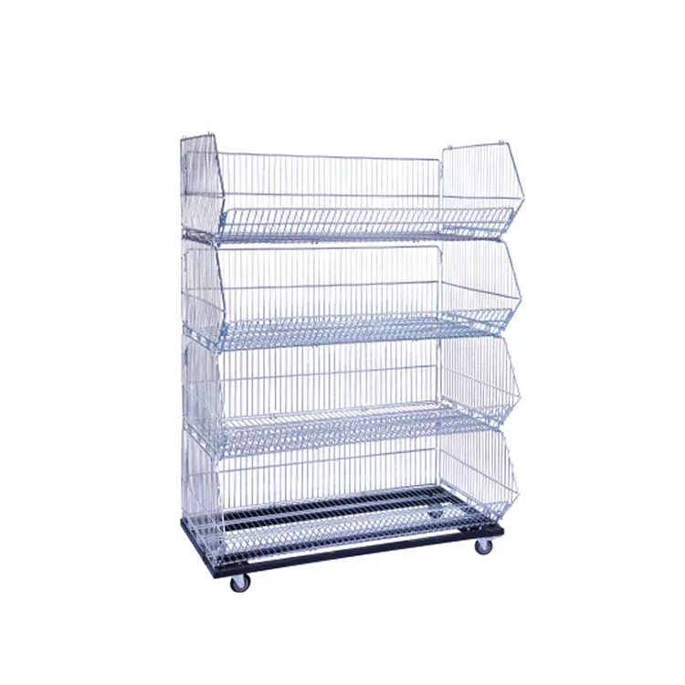 5-Tier Kitchen Vegetable Storage Baskets Wire Shelving photo 3