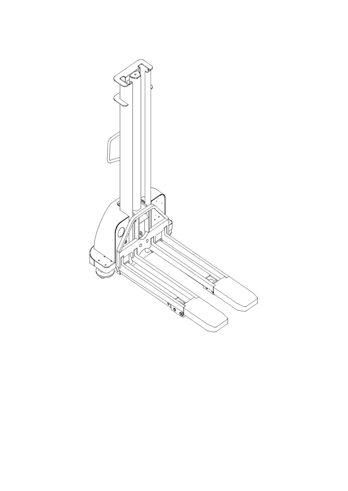 Semi-Electric & Full-Electric Self-Lifting Stackers detail 4