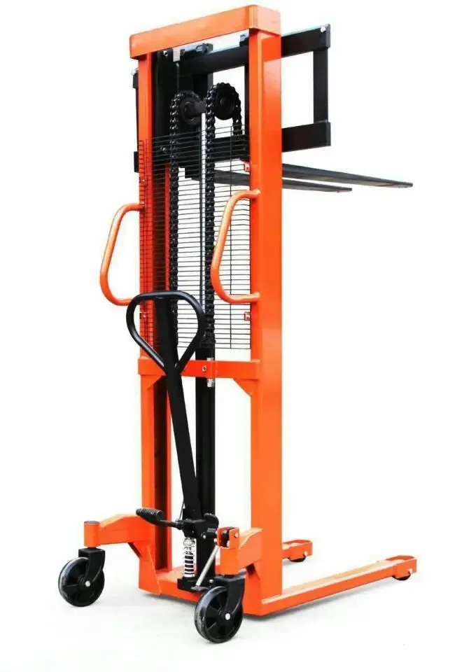 Brand 1.6m 2m 2.5m 3m Hand Stacker Manual Stacker Trucks 1500 kg photo 2