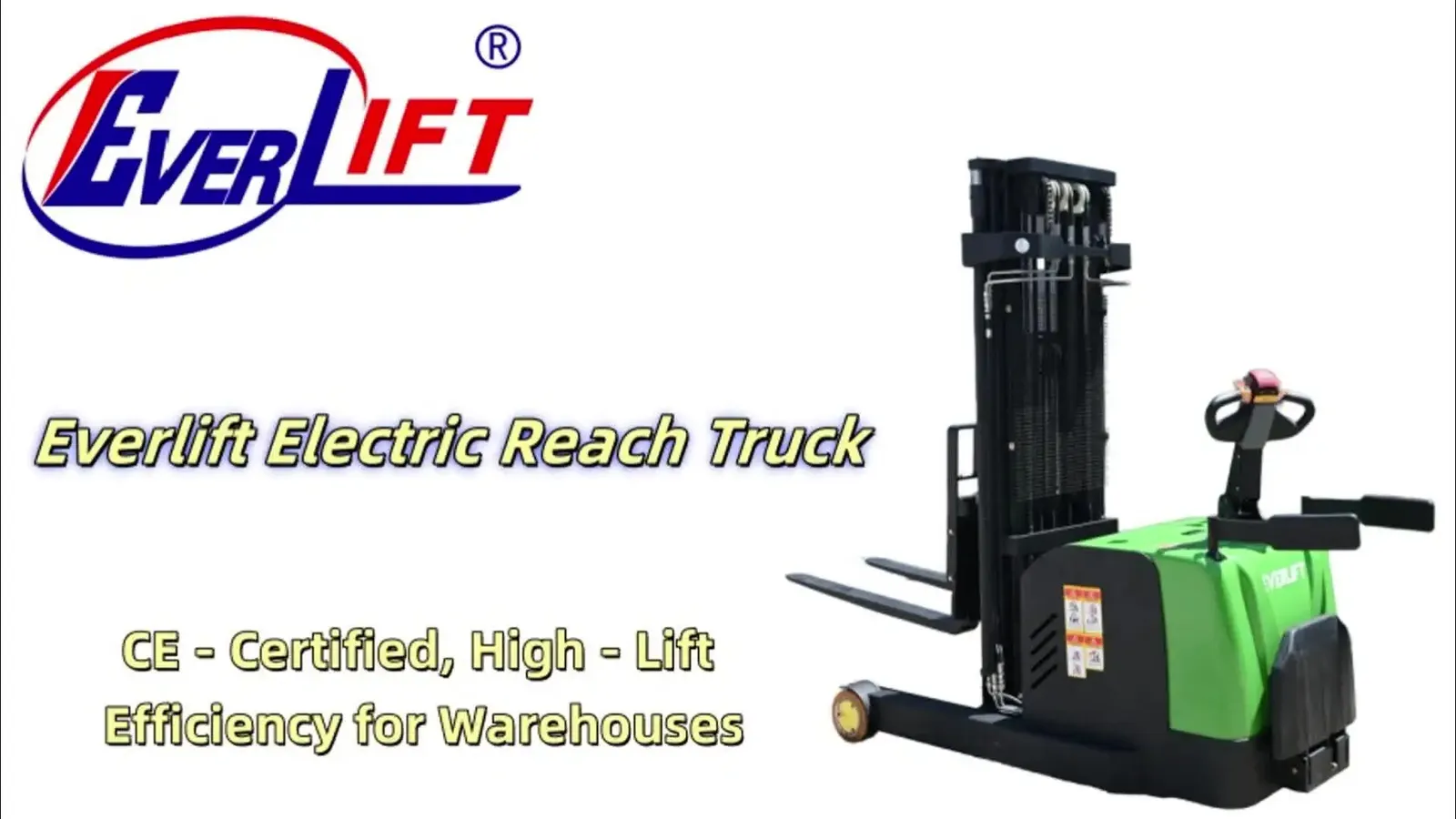 1.5T 2T Electric Pallet Reach Stacker With 3M 4M 5M 6M detail 1