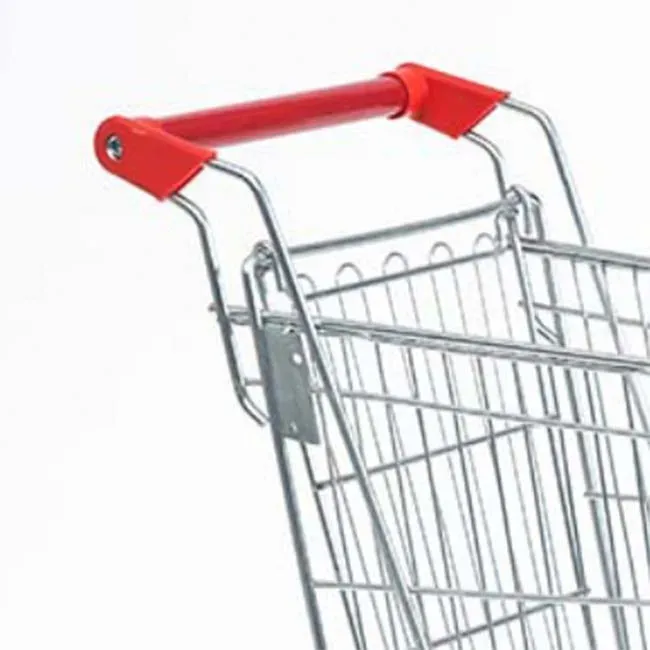 Metal Supermarket European Style Shopping Trolley Carts photo 3