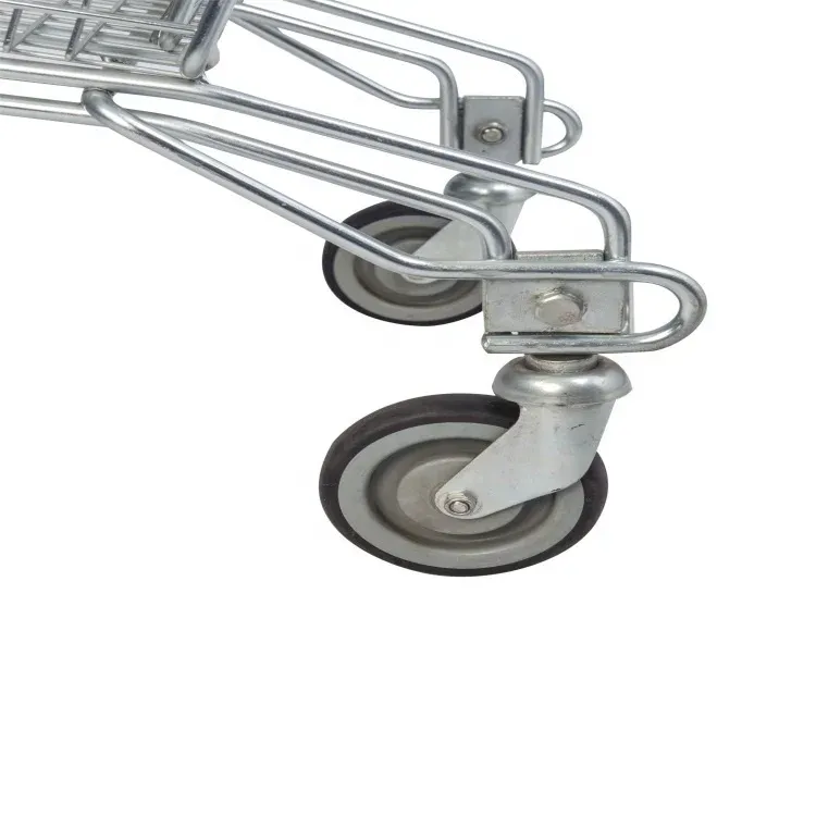 Large-Capacity 125L Zinc Plated Supermarket Trolleys photo 5
