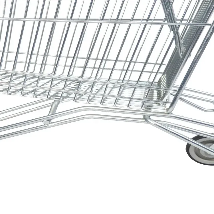 Large-Capacity 125L Zinc Plated Supermarket Trolleys photo 6