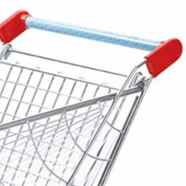 Supermarket Four-Wheel Shopping Trolley with Design Fan photo 2