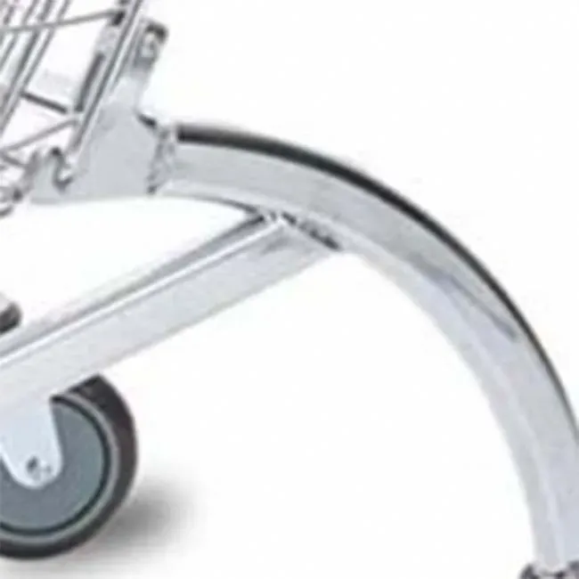 Supermarket Four-Wheel Shopping Trolley with Design Fan photo 5