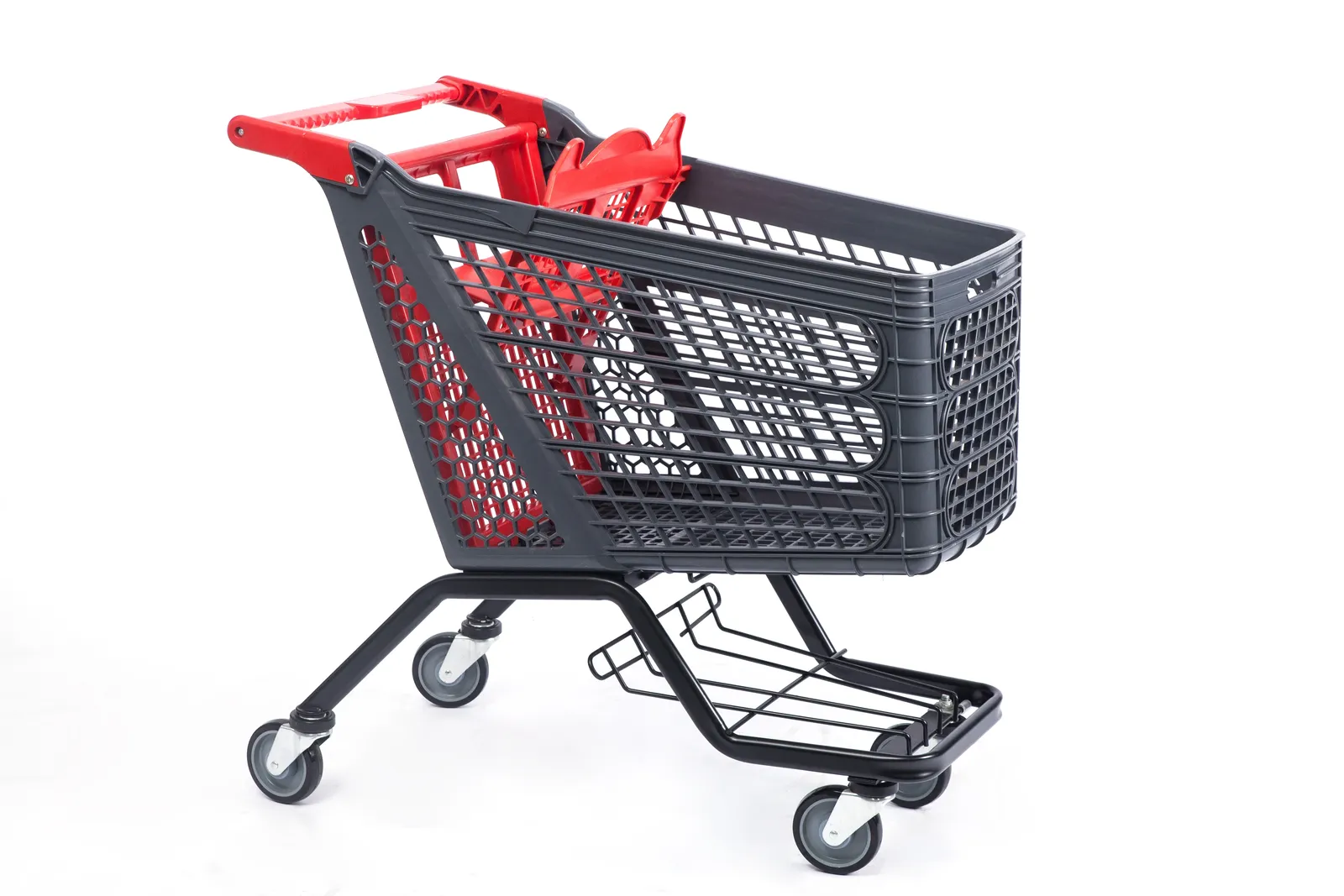 180L Plastic Shopping Trolley & Cart photo 2