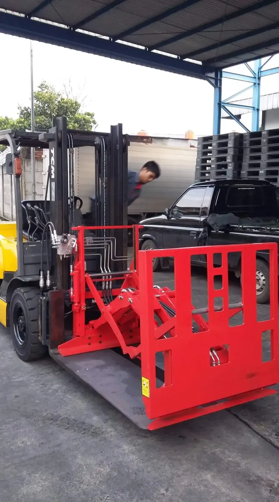 OEM Forklift Attachments Bale Clamp Forklift 1500 kg photo 6
