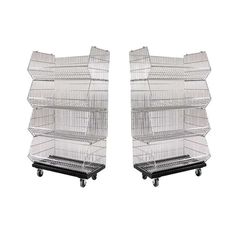 Folding Stackable Wire Metal Display Cage photo 3
