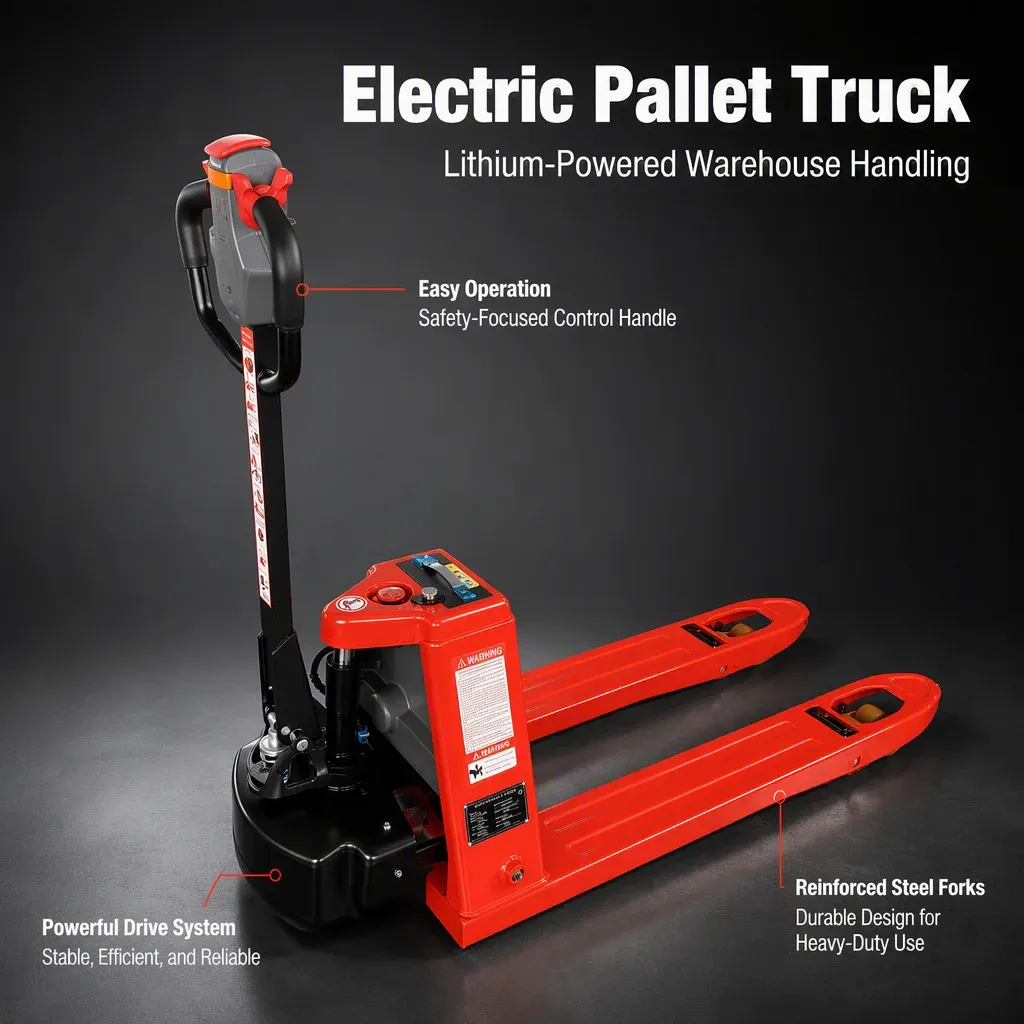 ELEP-15/20 ELI New Electric Hand Heavy-duty Full Electric Pallet Truck detail 4