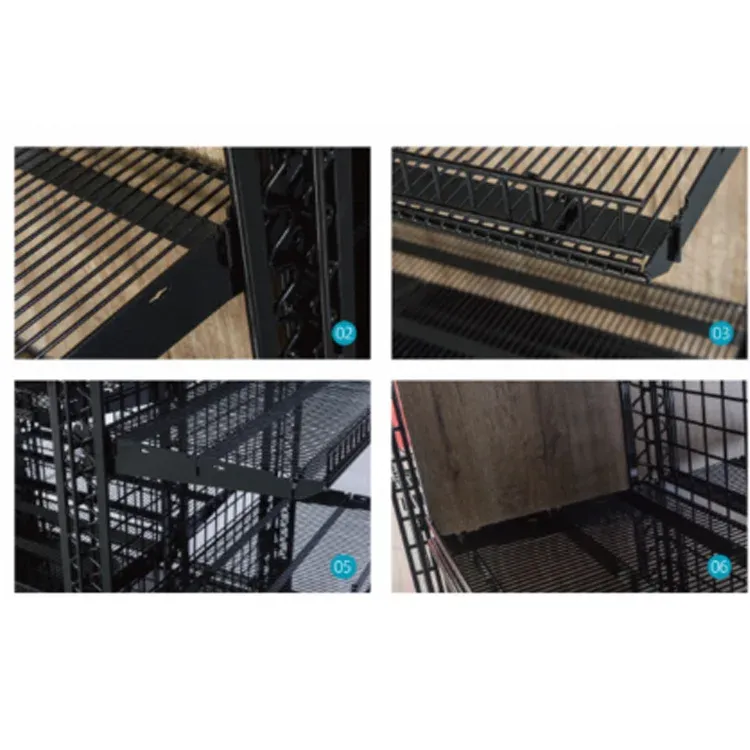 Heavy Duty Double-Sided Steel Frame Shelving detail 4