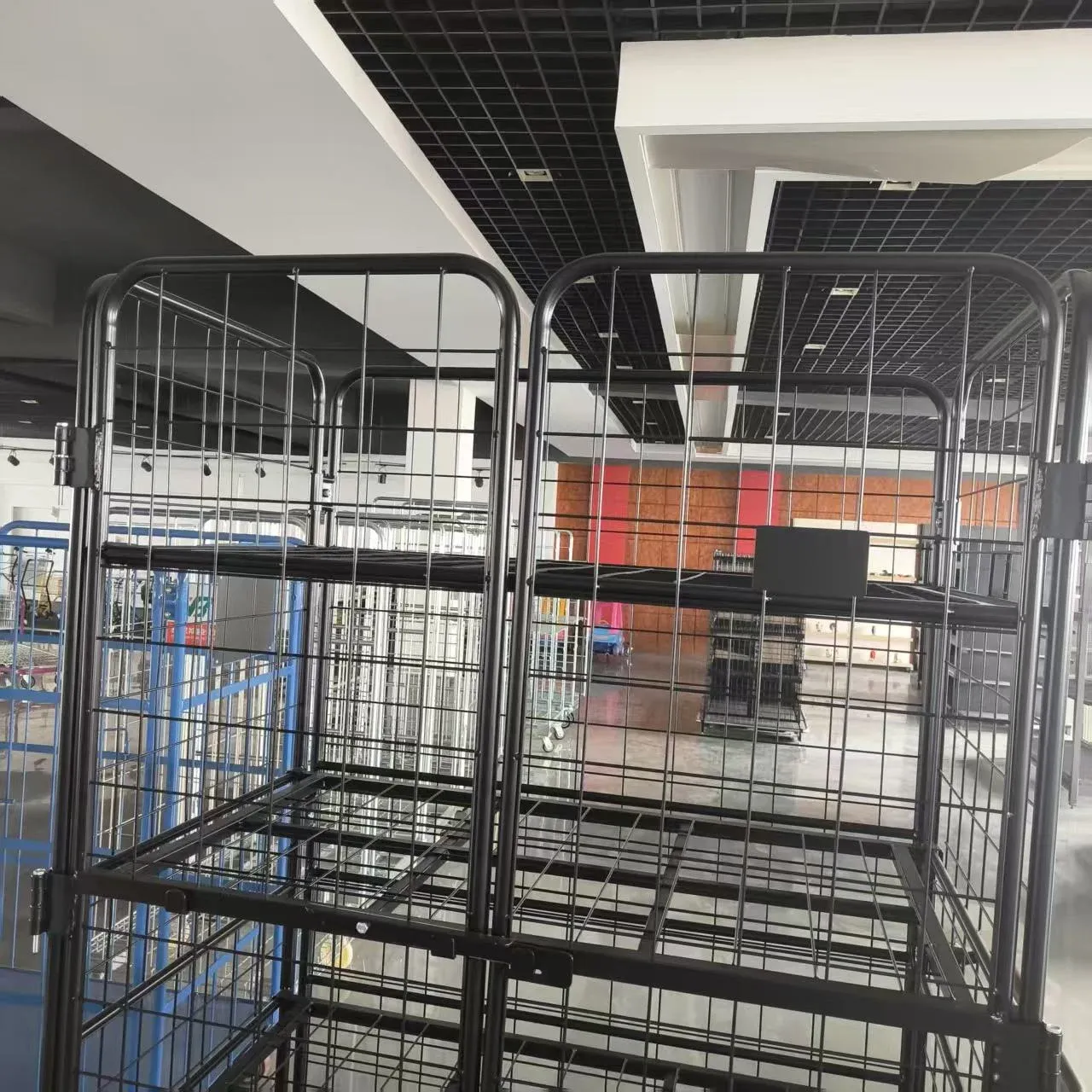 Heavy Duty Foldable Stainless Wire Mesh Storage Container detail 2