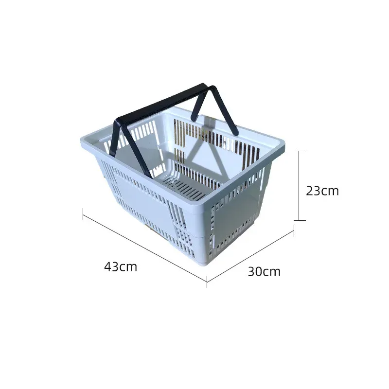 Light Duty Convenience Store Shopping Mall Plastic Supermarket Basket detail 4