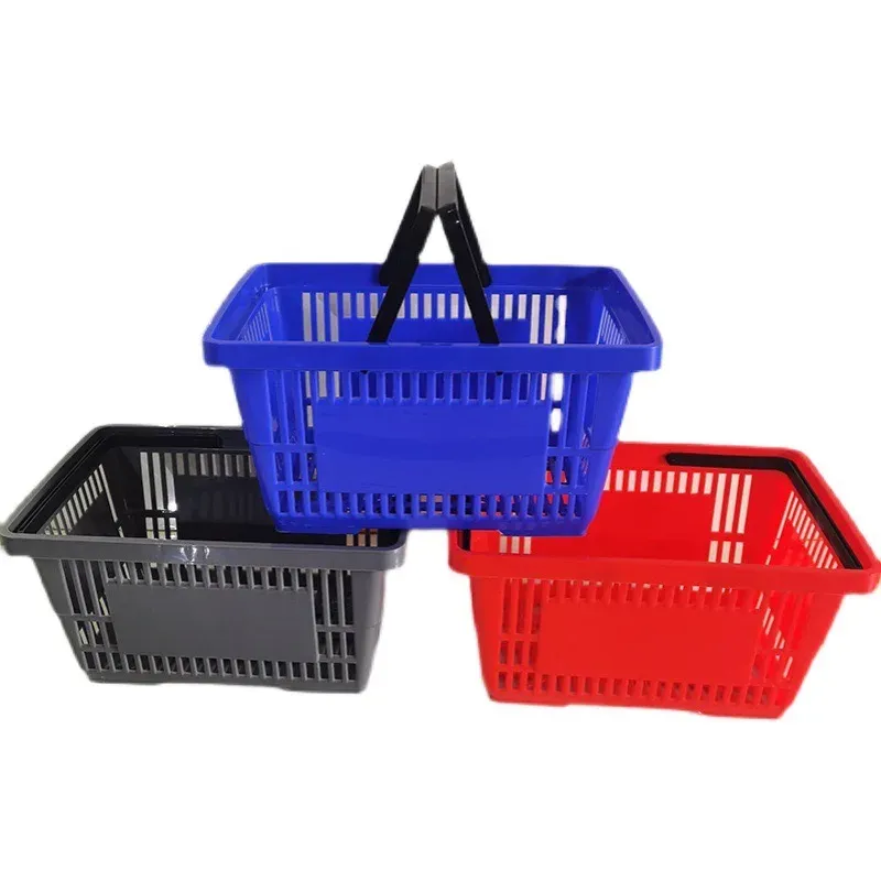 Light Duty Convenience Store Shopping Mall Plastic Supermarket Basket photo 4