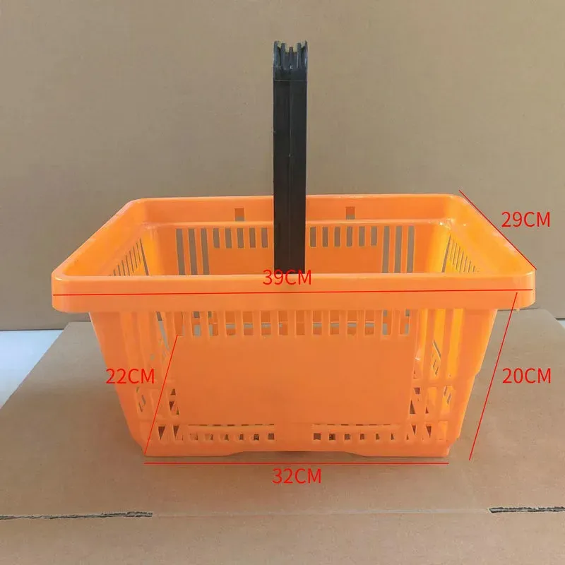 Light Duty Convenience Store Shopping Mall Plastic Supermarket Basket photo 6