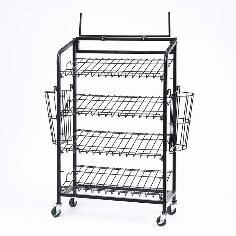 Free-standing Rolling Snack Bread Display Display Stand photo 4
