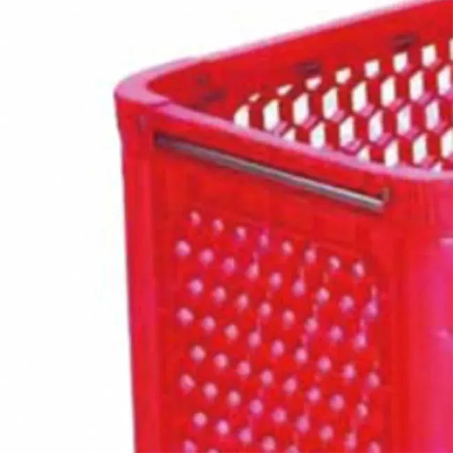 Supermarket 100L Pushing Plastic Rolling Trolley photo 3
