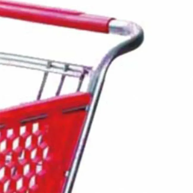 Supermarket 100L Pushing Plastic Rolling Trolley photo 5