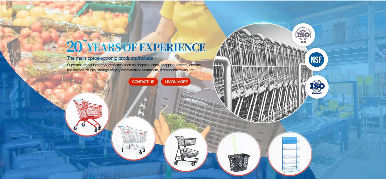 Child Seat Feature Supermarket Shopping Trolley Carts detail 3