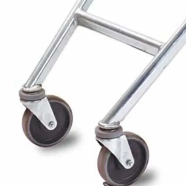 60L Folding Chrome Plated Shopping Trolley detail 6
