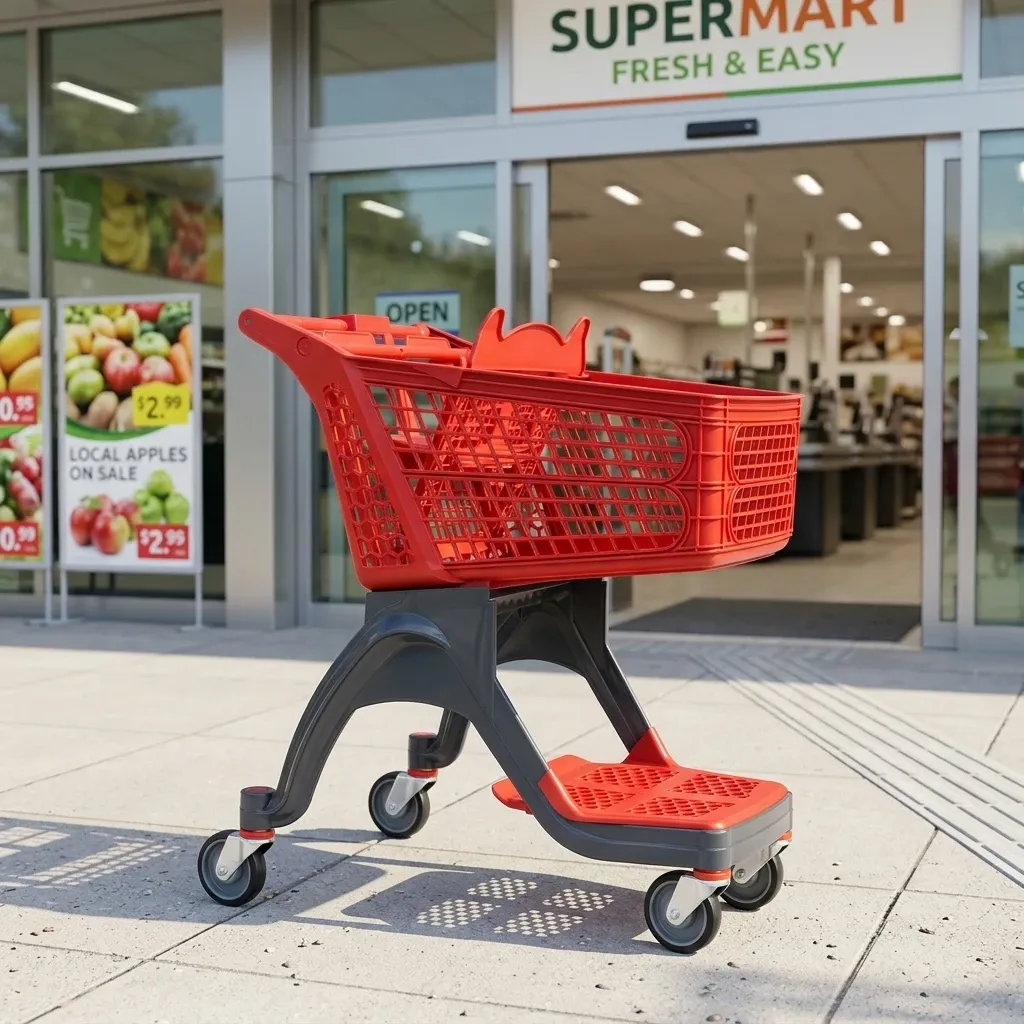 Plastic Shopping Trolley (LPT-82021) photo 4