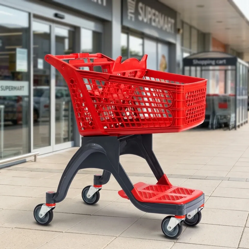 Plastic Shopping Trolley (LPT-82021) photo 5