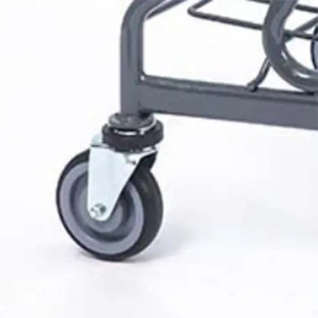 American Style Shopping Trolley with Metal & PP Materials (LPT-98437) detail 4