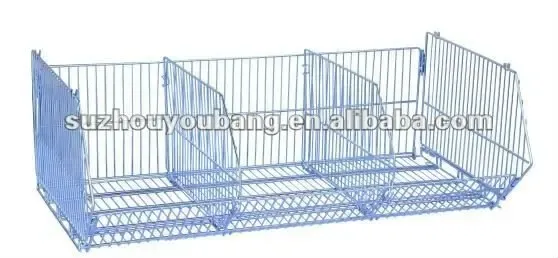 Folding Stacking Wire Metal Display Cage photo 4