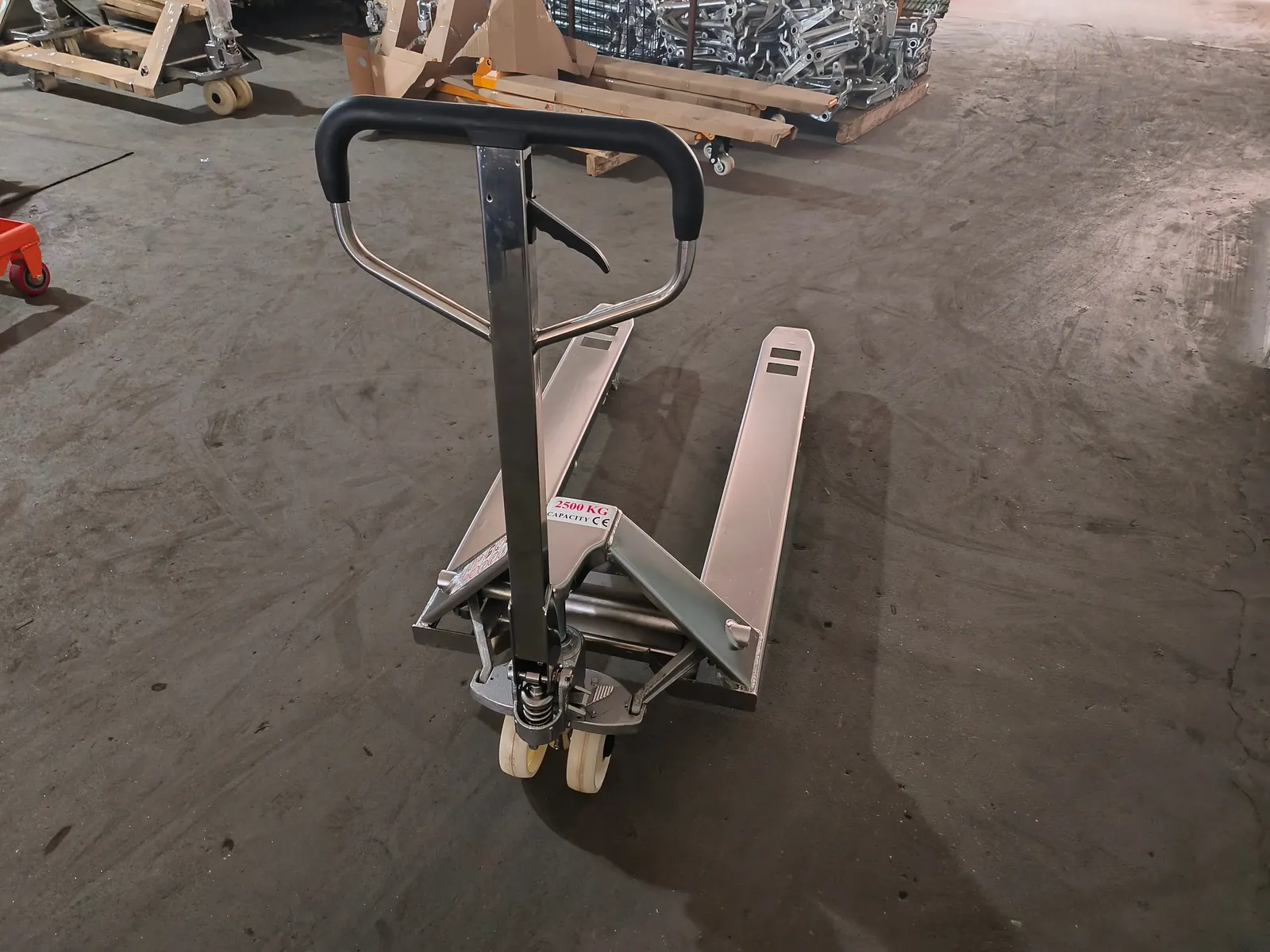 2500 kg 304 Stainless Steel Pallet Truck Manual Hydraulic detail 5