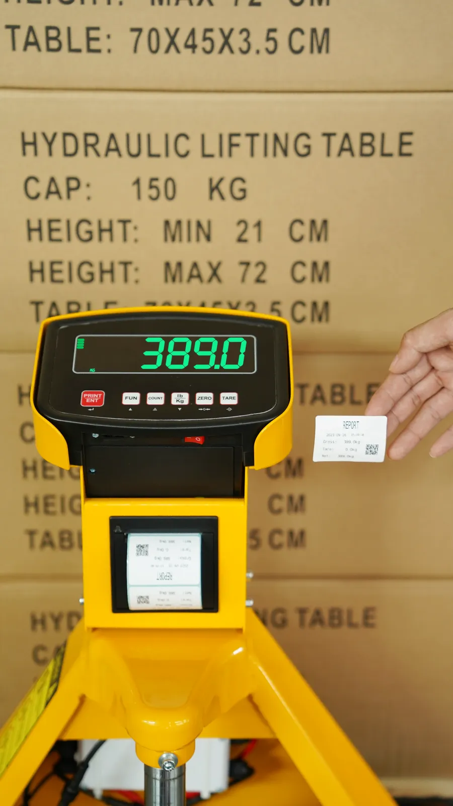 2000 to 2500 kg Hand Pallet Truck Weighing Scale Pallet (LPT-58956) detail 5