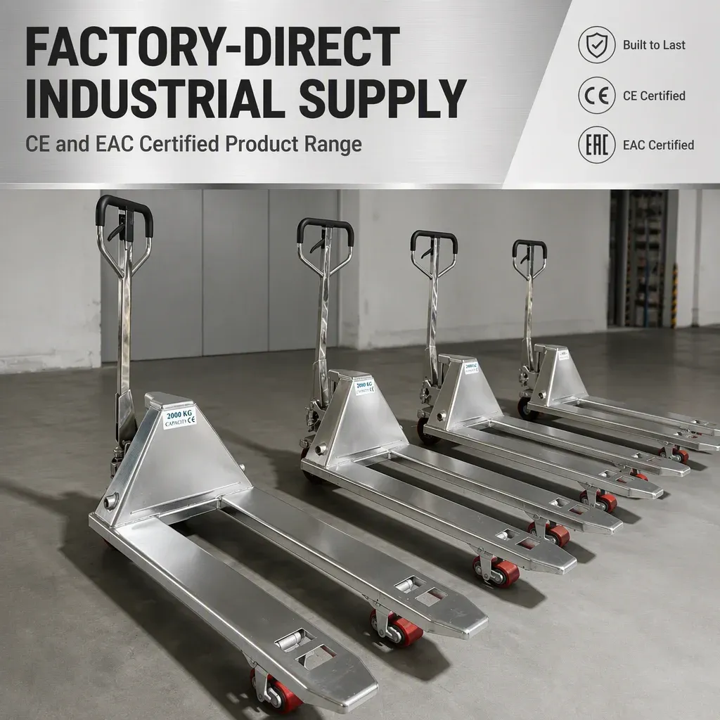 Galvanised Anti-Corrosion Hand Pallet Truck 1.5T detail 13