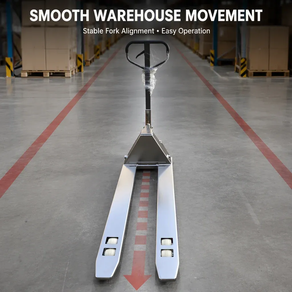 Galvanised Anti-Corrosion Hand Pallet Truck 1.5T detail 2