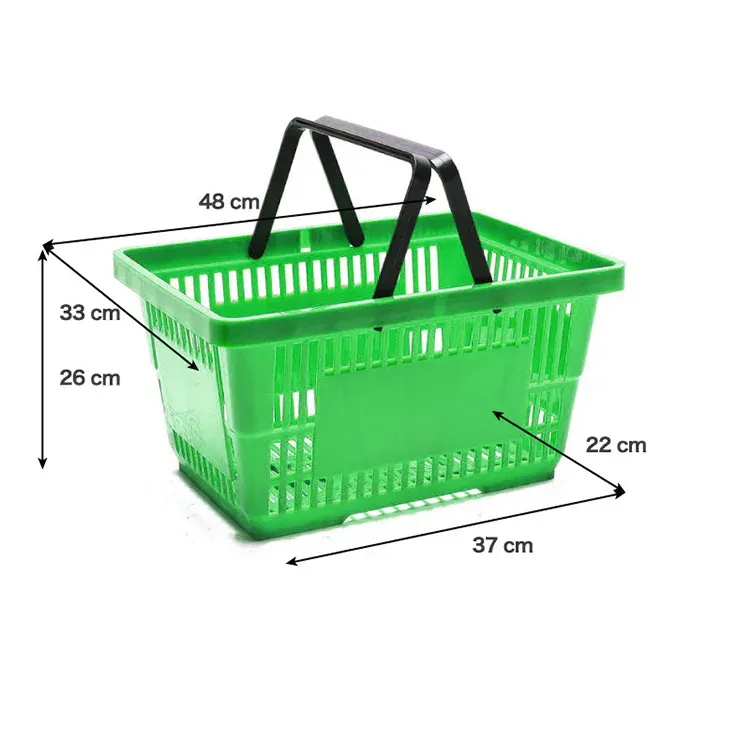 Shopping Mall Plastic PP Hand Basket for Ages 6-12 detail 1
