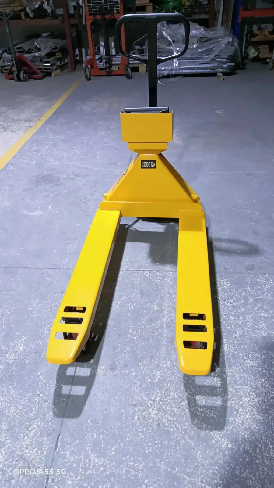 Scale Pallet Truck HPT20S Digital Weighing Pallet Jack 2000 to 2500 kg detail 3