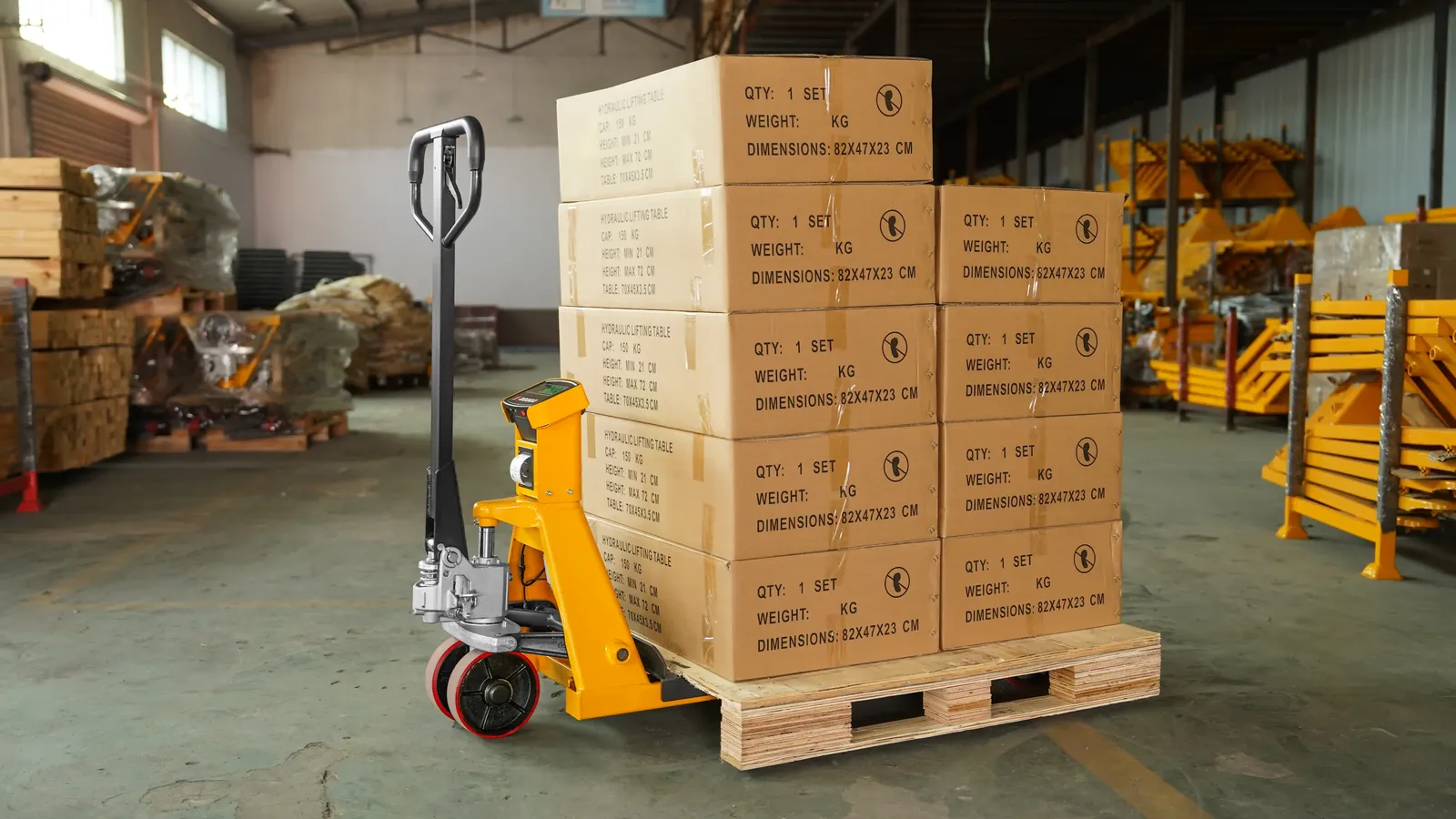 2000 to 3000 kg Hand Pallet Truck with Scale 3ton detail 3