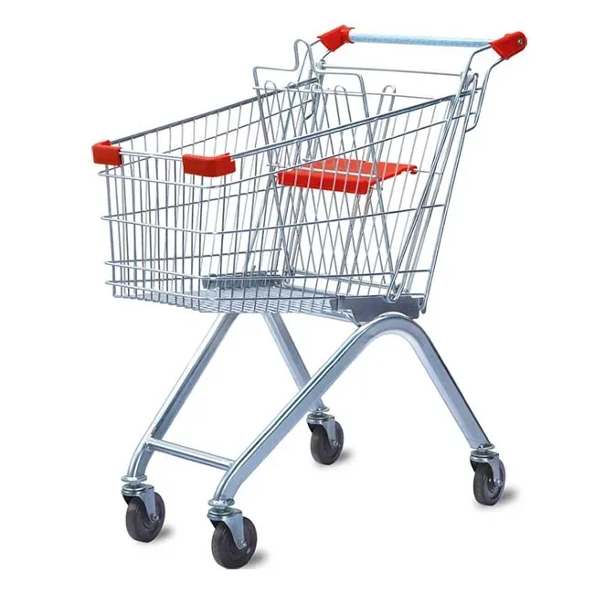 Colourful Supermarket Shopping Trolley